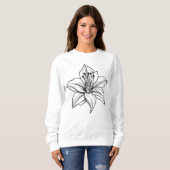 Birth Flower Botanical Design Sweatshirt (Vorne ganz)