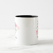 Birth Flower Mug Cup Zweifarbige Tasse (Mittel)