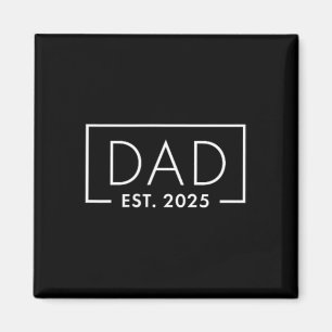 Birth Gift Co. Funny 1st Time Vater Est 2025 New D Magnet
