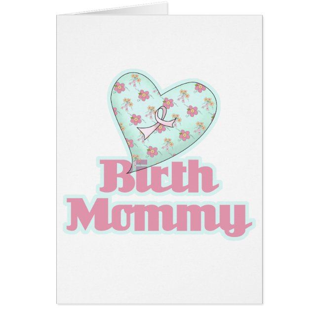 Birth Mommy Pink Ribbon Herz (Vorne)