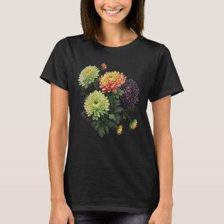 Birth Month Chrysanthemum Flowers T-Shirt