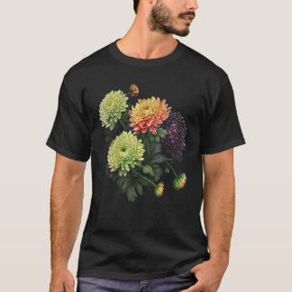 Birth Month Chrysanthemum Flowers T-Shirt