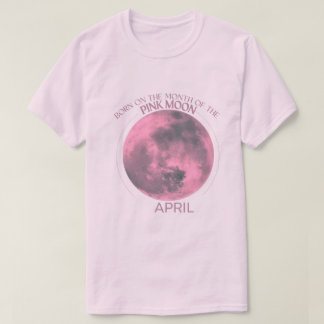 Birth Moon T - Shirt Design |April |Rosa Moon