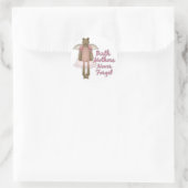 Birth Mütter vergessen nie Teddy Bären Design Runder Aufkleber (Tasche)
