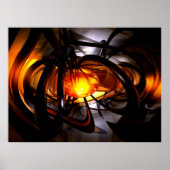 Birth of a Sun Abstract Poster (Vorne)