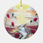 Birth of Liberty Keramik Ornament (Hinten)