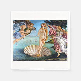 Birth Of Venus Sandro Botticelli Restored Version Serviette