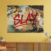 Birth of Venus × SLAY – Red Marker Edition Leinwanddruck (Insitu (Wohnzimmer))