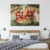Birth of Venus × SLAY – Red Marker Edition Leinwanddruck (Insitu (Schlafzimmer))