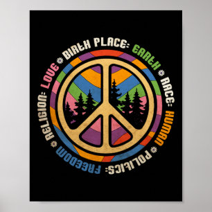 Birth Place Earth Race Human Politics Freedi Reli Poster