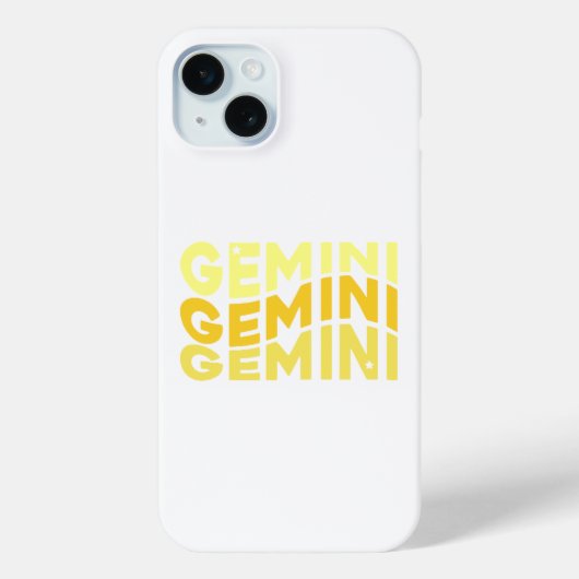 Birth Sign Gemini Case-Mate iPhone Hülle (Rückseite)
