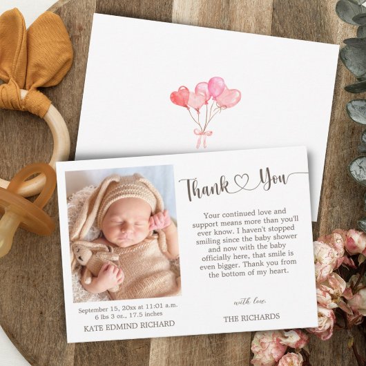 Birth Stats Foto Neue Baby Dusche Ankündigung