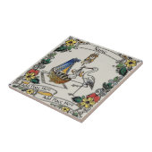 Birth Tile, Dutch Look, Personalize Fliese (Seite)