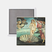 Birth Venus Botticelli Magnet (Vorderseite/Rückseite)