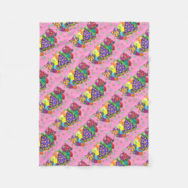 Birthay Party Hats Fleecedecke