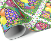 Birthay Party Hats Geschenkpapier (Rolleneckpunkt)