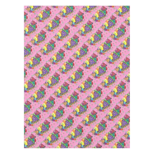 Birthay Party Hats Tischdecke (Vorderseite)