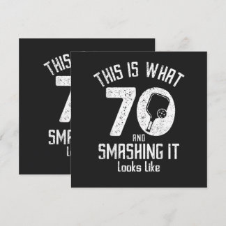 Birthday 70 Years Old Love Pickleball