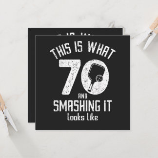 Birthday 70 Years Old Love Pickleball Einladung