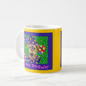 Birthday Airedale Kaffeetasse (Vorderseite Links)