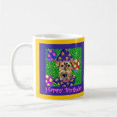 Birthday Airedale Kaffeetasse (Links)