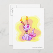 Birthday Aisha Postkarte (Vorne/Hinten)