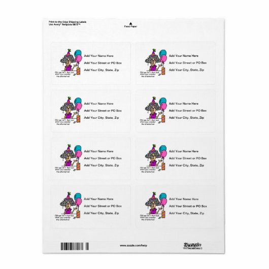 Birthday Alternative Spaß (Vorne)