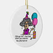 Birthday Alternative Spaß Keramikornament (Rechts)