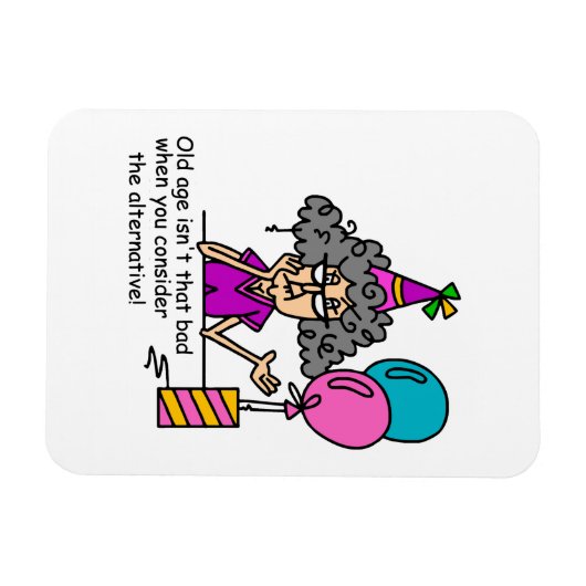 Birthday Alternative Spaß Magnet (Horizontal)