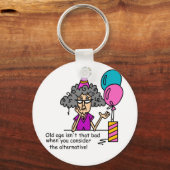 Birthday Alternative Spaß Schlüsselanhänger (Vorderseite)