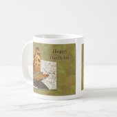Birthday Angle Wing Comme Butterfly Kaffeetasse (Vorderseite Links)