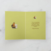 Birthday Angle Wing Comme Butterfly Karte (Innenseite)