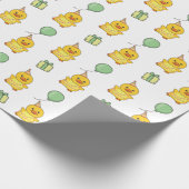 Birthday Animal Niedlich Duck Kindergeburtstag Par Geschenkpapier (Ecke)