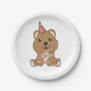 Birthday Animal Niedlich Quokka Kindergeburtstag P Pappteller