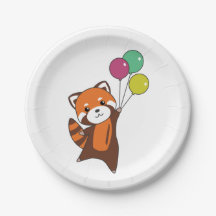 Birthday Animal Niedlich Red Panda Kindergeburtsta