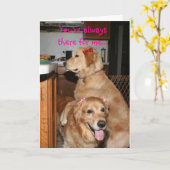 Birthday AsSIStana Karte (Gelbe Blume)