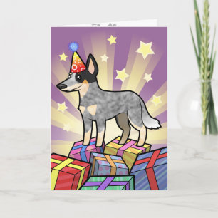 Birthday Australian Cattle Dog / Kelpie Karte