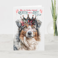 Birthday Australian Shepherd Dog Queen für einen T