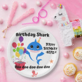 Birthday Baby Shark Party Pappteller (Party)
