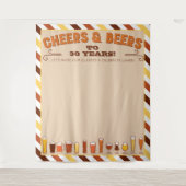 Birthday Backdrop Foto Stand Wandteppich (Vorderseite)