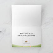 Birthday Bald Adler mit Fußball Karte (Innenseite)