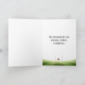 Birthday Bald Adler mit Fußball Karte (Innenseite)