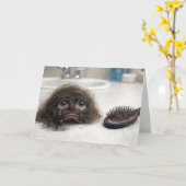 Birthday Baldness Humor Karte (Gelbe Blume)