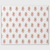 Birthday Ballerina Bear Geschenkpapier (Flach)