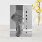 BIRTHDAY BALLET STYLE-DANCE/GENIESSEN KARTE (Gelbe Blume)