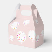 Birthday Ballons anpassbare Gefälligkeitsbox pink Geschenkschachtel (Rückseite)