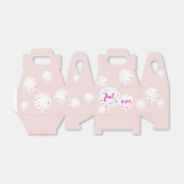 Birthday Ballons anpassbare Gefälligkeitsbox pink Geschenkschachtel (Ungefaltet)