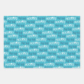 Birthday Balloon Angesagt Angesagt Hooray Geschenkpapier Set (Vorderseite 2)