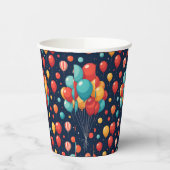 Birthday Balloon Design Pappbecher (Links)