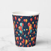 Birthday Balloon Design Pappbecher (Rechts)